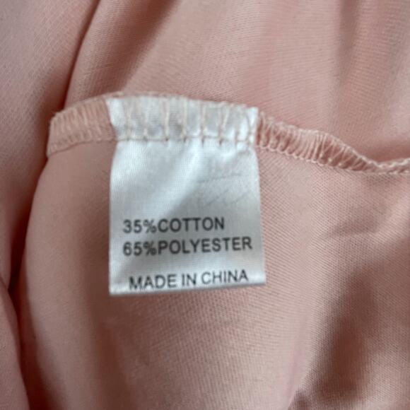 Miss Ord Dress 3XL Pink Lantern Sleeve Ruffle Textured Flounce Romantic Girly - Picture 7 of 7